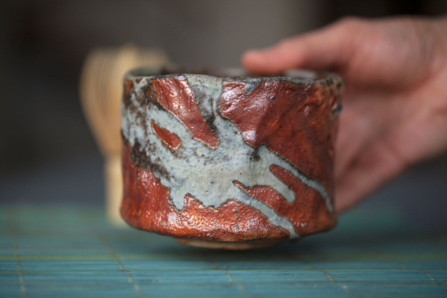 Wood fired Chawan Matcha