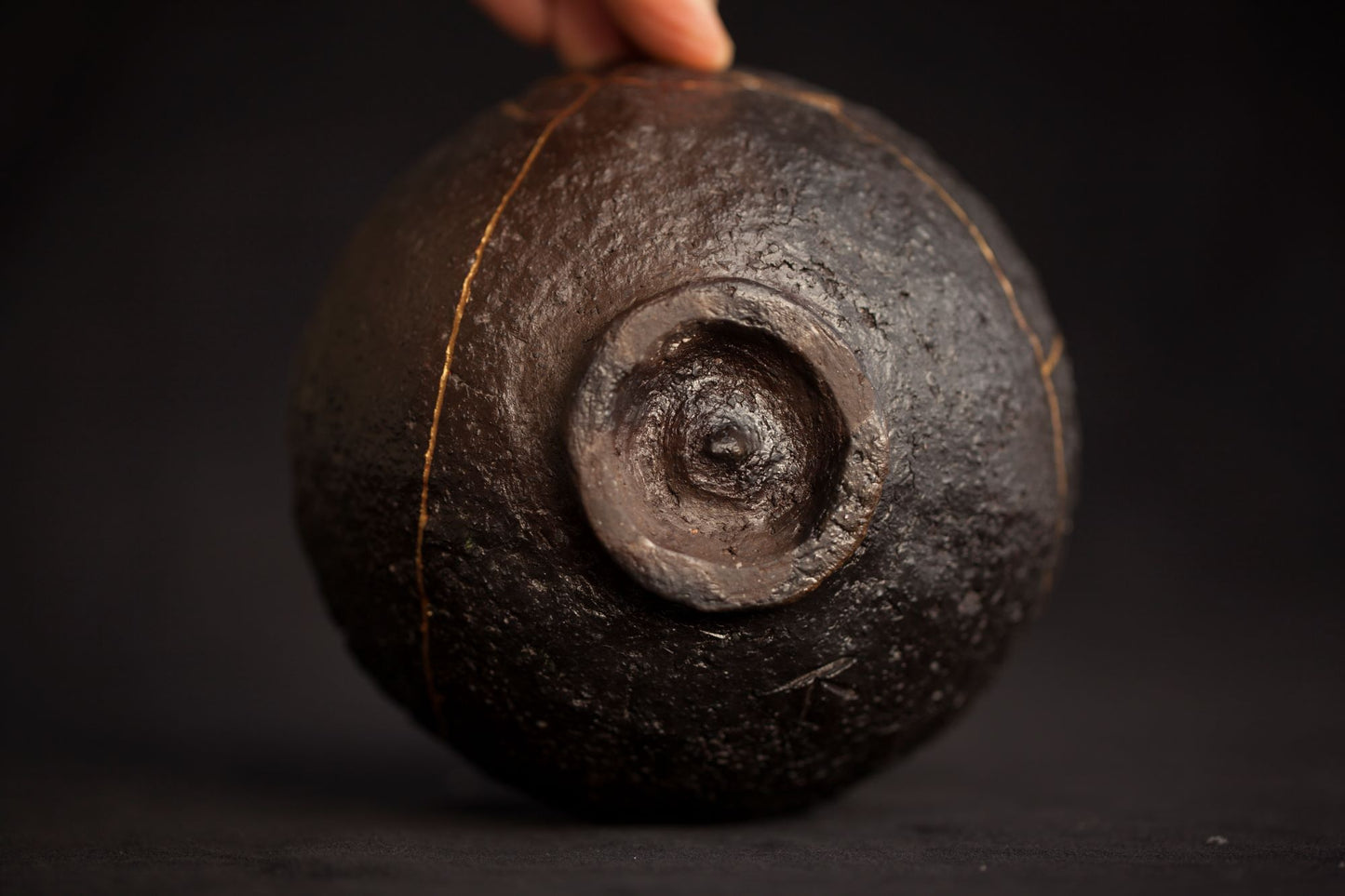 Black Kintsugi Chawan