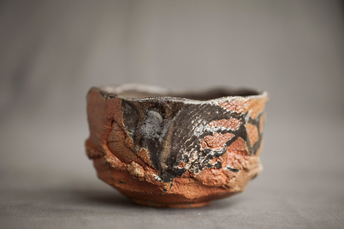 Wood fired Kurinuki Chawan