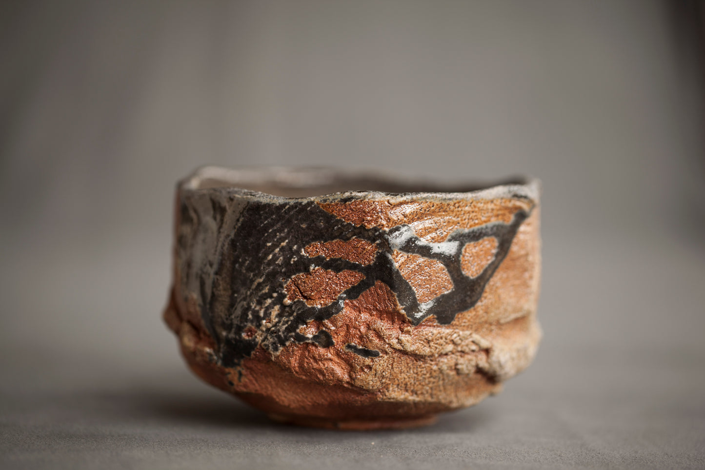 Wood fired Kurinuki Chawan